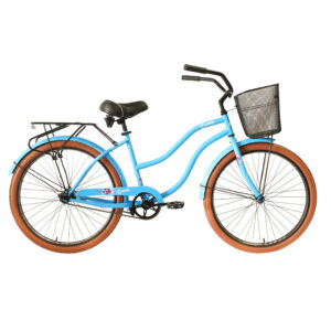 BICICLETA PLAYERA 26 FINA CELESTE MUJER 17