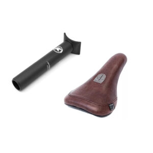 COMBO ASIENTO KENCH PIV CAFE -TUBO STUNT-BMX