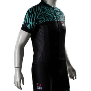 UNIFORME M F06 NEGR/TURQ/ XXL