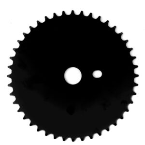 PLATO CENTRO NEGRO HIERRO 42T